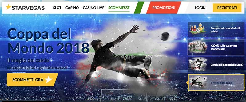 starvegas scommesse