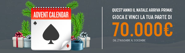 capodanno con SNAI poker