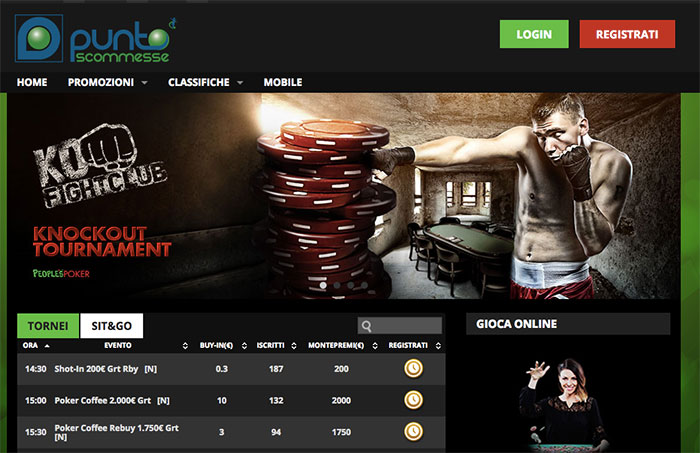 puntoscommesse poker