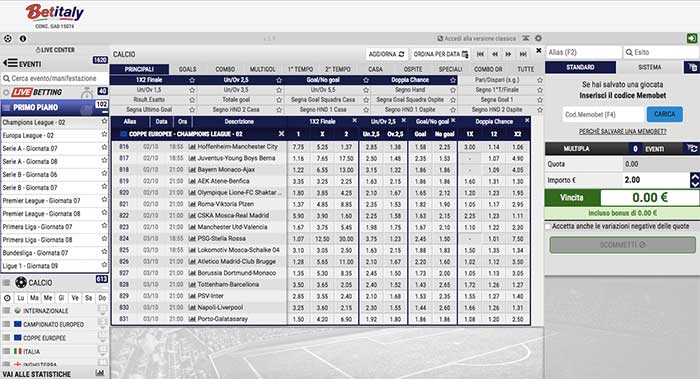 betitaly scommesse sportive