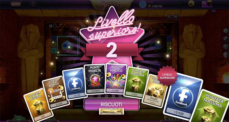 jackpot.it livelli