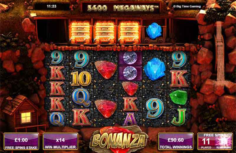 bonanza free spins