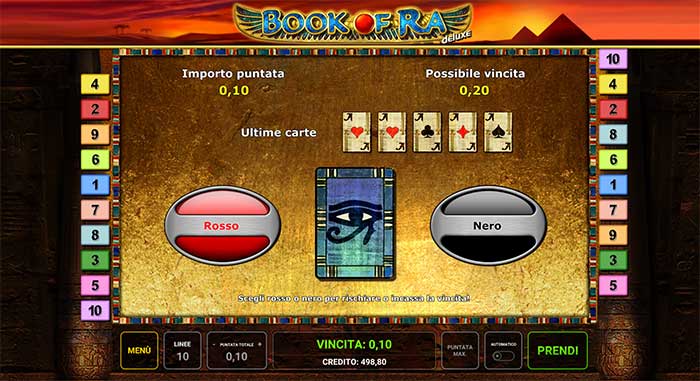book of ra rischio