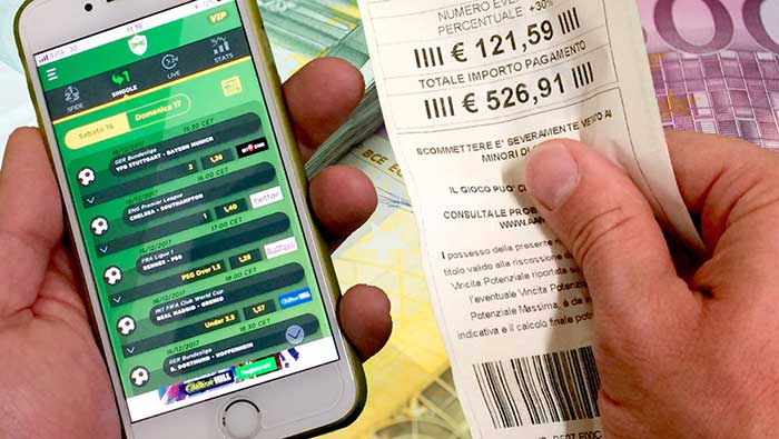 crollano le scommesse sportive
